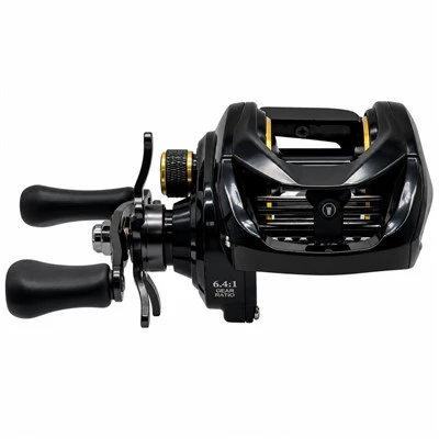 Baitcaster de perfil bajo con clicker